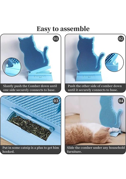 Kahve Pet Kedi Fırça Masaj Kedi Tarak Kedi Nipiyle Yumuşak Evcil Hayvan Fırçası Kediler Için Kendini Damat Yüz Gıdıklama Tarağı Evcil Hayvan Bakım Aracı Ovur (Yurt Dışından)