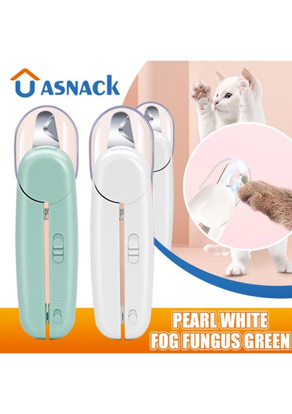 Inci Beyaz Yeni Profesyonel Evcil Hayvan Tırnak Makası Makas Pet Köpek Kedi Tırnak Ayak Pençe Makası LED Işık Tırnak Giyotin Hayvanlar Için Pet Kaynağı (Yurt Dışından) fiyatları