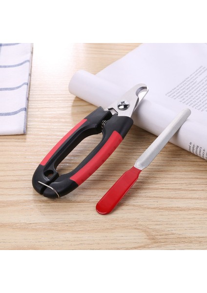 Dosya ile 16 cm 1 Takım Pet Kedi Köpek Tırnak Makası Kesici Orak Paslanmaz Çelik Bakım Makası Makaslar Hayvanlar Için Pet Pençeleri Köpek Malzemeleri (Yurt Dışından) fiyatları
