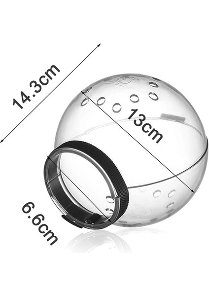 M (14.3X13X6.6Cm) Kedi Namlu Anti Bite Nefes Alabilir Bakım Ağızlıkları Kedi Namlu Bakım Maskesi Yalama Koruyucu Uzay Başlığı Evcil Hayvan Maskesi Kapağı (Yurt Dışından)