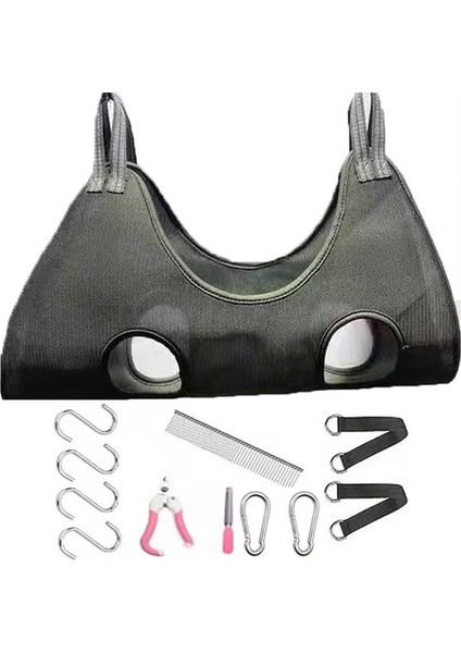 Mor M 1 Takım Yavru Köpekler Kedi Bakım Hamak Koşum Köpek Hamak Kısıtlama Çantası Tırnak Makası Giyotin Tırnak Dosya Kulak Pet Malzemeleri Yenı (Yurt Dışından)