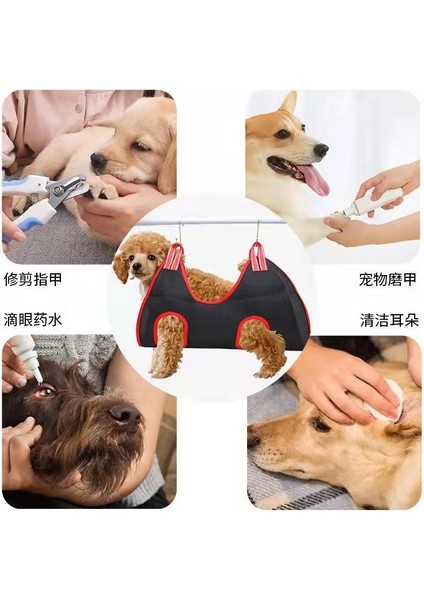 Mor M 1 Takım Yavru Köpekler Kedi Bakım Hamak Koşum Köpek Hamak Kısıtlama Çantası Tırnak Makası Giyotin Tırnak Dosya Kulak Pet Malzemeleri Yenı (Yurt Dışından) fırsatları