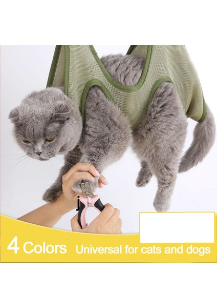 Kırmızı 2-6 kg Kedi Bakım Tırnak Kesme Anti Scratch Bite Sabit Çanta Banyo Kırpma Kısıtlama Çantası Pet Güzellik Hamak Asılı Pet Malzemeleri Seti (Yurt Dışından) modelleri