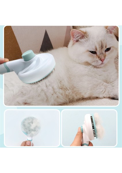 Pinka Düğme Olmadan Kedi Tarak Tek Tıklama Kedi Saç Çıkarıcı Evcil Bakım Masajı Kediler Saç Taraklar Paslanmaz Çelik Köpek Fırçası Temizleme Araçları Evcil Malzemeleri (Yurt Dışından) modelleri