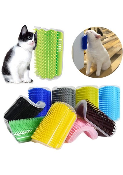 Siyah Kediler Fırça Köşe Kedi Masajı Kişisel Bakım Tarak Fırça Kedi Gıdıklama Tarak Kedi Ürünü ile Yüzü Ovuyor (Yurt Dışından) fırsatları
