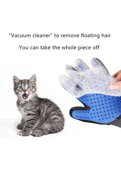 Royalblue-Sol Ew Silikon Pet Eldiven Kedi Köpek Tüy Çıkarıcı Tarak Epilasyon Fırçası Kedi Malzemeleri Gerçek Kauçuk Saç Yapıştırma Cihazı Evcil Hayvan Bakımı (Yurt Dışından) indirimleri