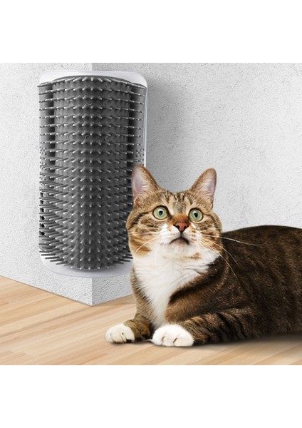 Gri 13 cm 1 Adet Büyük Boy Kediler Fırça Köşe Kedi Masajı Kendini Damat Tarak Fırça Kedi Gıdıklama Tarağı ile Yüzü Ovur Kedi Ürünü Dropshipping (Yurt Dışından) fırsatları