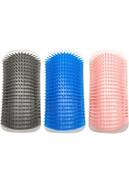 Gri 13 cm 1 Adet Büyük Boy Kediler Fırça Köşe Kedi Masajı Kendini Damat Tarak Fırça Kedi Gıdıklama Tarağı ile Yüzü Ovur Kedi Ürünü Dropshipping (Yurt Dışından) indirimleri