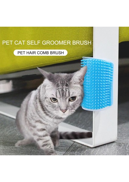 Göl Mavi Kedi Kendini Damat Fırça Masaj Epilasyon Tarak Köşe Fırça Saç Dökülme Kırpma Pet Masaj Fırçası Kedi Bakım Malzemeleri (Yurt Dışından) fiyatları