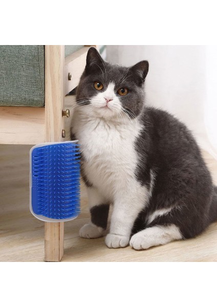 Göl Mavi Kedi Kendini Damat Fırça Masaj Epilasyon Tarak Köşe Fırça Saç Dökülme Kırpma Pet Masaj Fırçası Kedi Bakım Malzemeleri (Yurt Dışından) modelleri