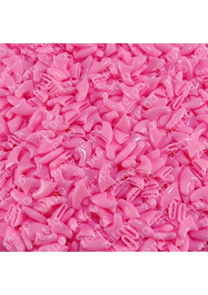 Açık Pembe S 100 Adet Yumuşak Kedi Tırnak Kapakları Ücretsiz Tutkal + Aplikatör Boyutu Xs, S, M, L, Kapak, Pençe, Pençe (Yurt Dışından)