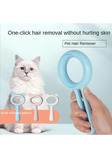 Kedi Kulakları Stil-Pembe Pet Çift Taraflı Epilasyon Tarağı Kedi Epilasyon Fırçası Pürüzsüz Pet Temizlik Ürünleri Köpek Saç Yapışkan Yatak Saç Pet Malzemeleri (Yurt Dışından)