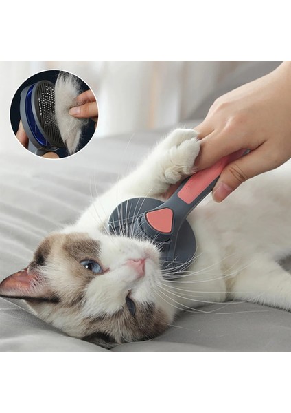 Pembe Köpek Kedi Tarak Evcil Hayvan Saç Fırçası Kendini Temizleyen Tarak Özel Pin Iğne Masaj Temizleyici Evcil Hayvan Fırçası Hayvan Evcil Hayvan Ürünleri Için (Yurt Dışından) fırsatları