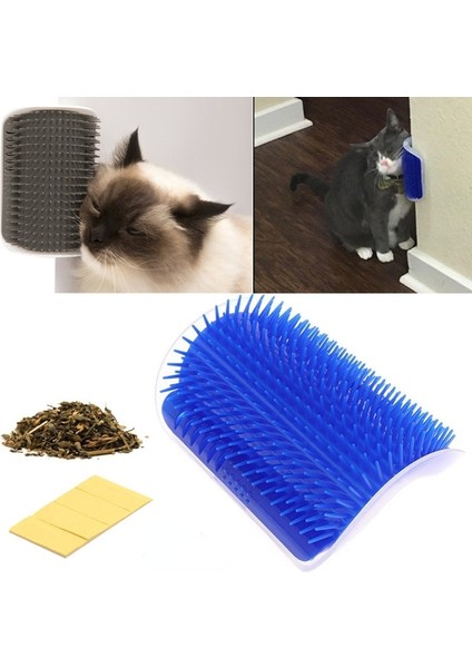 Siyah Kedi Kendini Penye Köşe Scrubber Damat Ayrılabilir Tarak Köpekler Kedi Fırça Saç Dökülme Kırpma Masajı Catnip Tutkal Takım Elbise (Yurt Dışından) fiyatları