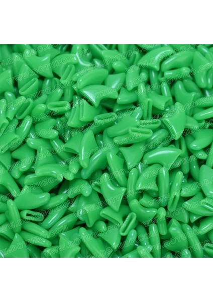 Yeşil M 20 Adet/grup Yumuşak Kedi Silikon Tırnak Kapakları Yumuşak Kedi Paw Pet Tırnak Koruyucu Yapışkan Tutkal ve Aplikatör ile Boyutu Xs S M L (Yurt Dışından)