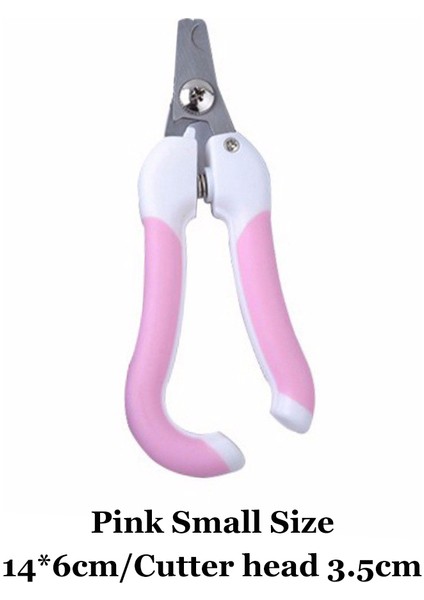 Pembe Profesyonel Evcil Hayvan Tırnak Makası Köpek Kedi Paslanmaz Çelik Iki Renkli Emek Tasarrufu Sağlayan Tırnak Makası Uygun Güzellik Temizlik Malzemeleri (Yurt Dışından)