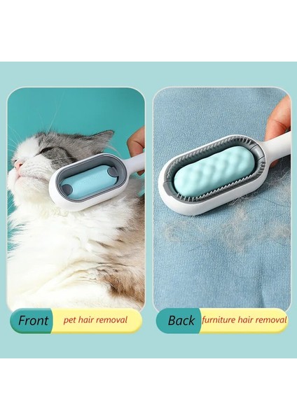Pembe Kısa Set Resim Olarak Çift Taraflı Epilasyon Fırçaları Kedi Köpek Için Pet Bakım Tarağı Mendil Yavru Fırça Gato Accesorios Artículos Para Mascotas (Yurt Dışından)