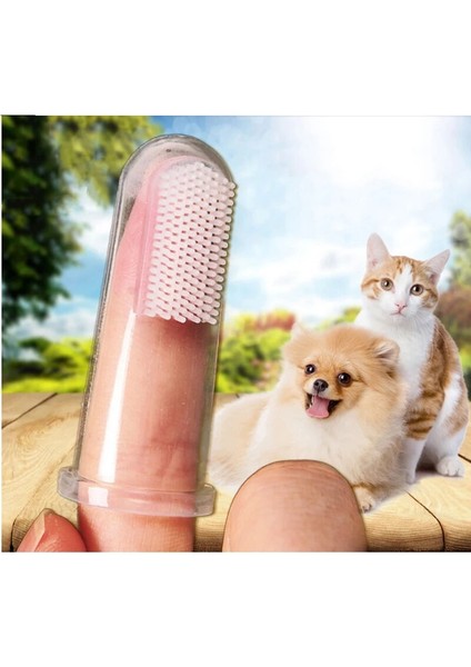 1 Set1 Süper Yumuşak Pet Parmak Diş Fırçası Teddy Köpek Fırçası Ağız Kokusu Tartar Diş Caretool Köpek Kedi Temizleme Evcil Hayvan Malzemeleri Evcil Hayvan Bakımı (Yurt Dışından)