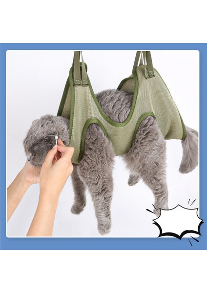 Kırmızı L 5-12.5 kg Kedi Bakım Tırnak Kesme Anti Scratch Bite Sabit Çanta Banyo Kırpma Kısıtlama Çantası Pet Güzellik Hamak Asılı Pet Malzemeleri Set (Yurt Dışından) indirimleri