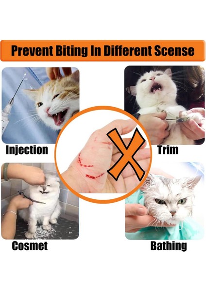 Beyaz M Kedi Anti Bite Ağızlıklar Nefes Kedi Seyahat Araçları Banyo Güzellik Bakım Malzemeleri Kedi Yavru Ağızlıklar Maske Evcil Hayvan Malzemeleri (Yurt Dışından) fırsatları