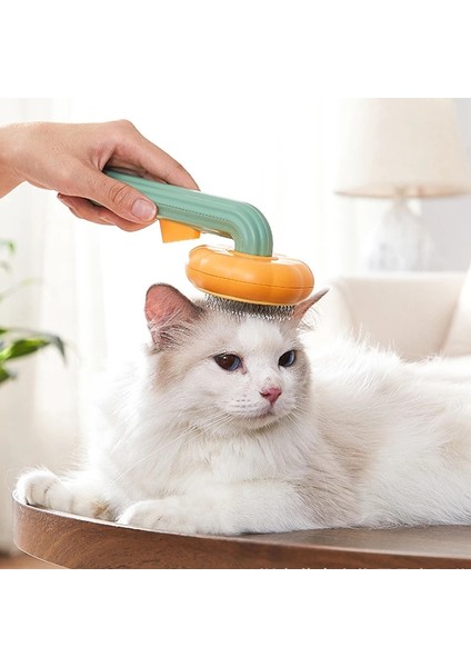 Yeşil Kedi Fırça Tarak Kabak Pet Saç Fırçası Dökülme Için Köpek Kedi Bakım Tarağı Gevşek Alt Katmanları ve Karışık Saç Pet Malzemeleri Kaldırır (Yurt Dışından) fiyatları