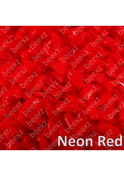 Neon Kırmızı Xs 120 Adet - Kediler Için Yumuşak Tırnak Başlıkları + 6x Yapışkan Tutkal + 6x Aplikatör /* Xs, S, M, L, Pençe, Pençe, Kapak, Lot, Kedi */ (Yurt Dışından)