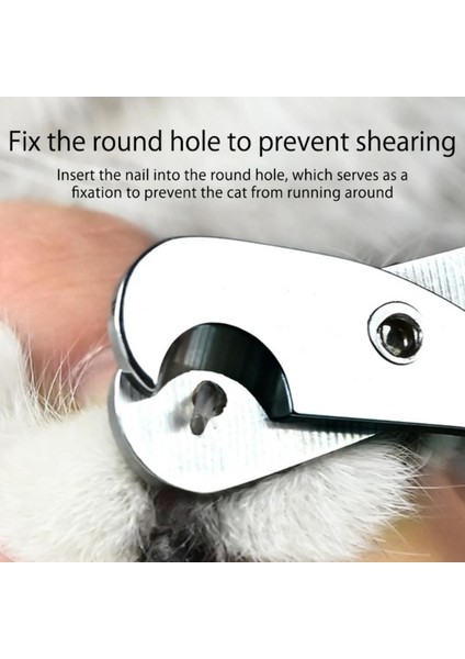 01 Anti Kaza Yaralanma Clipper Yuvarlak Delik Clipper Pet Köpek Clipper Acemi Emek Tasarrufu Güzellik Makas Pet Trimme Pençe Tırnak Kesici (Yurt Dışından) modelleri