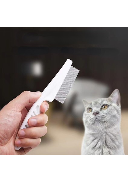 Yeşil M Pet Saç Dökülme Tarak Paslanmaz Çelik Pire Tarak Kedi Köpek Pet Konfor Kediler Pire Saç Bakım Tarağı Köpek Kedi Kürk Temizleme Fırçası (Yurt Dışından) modelleri