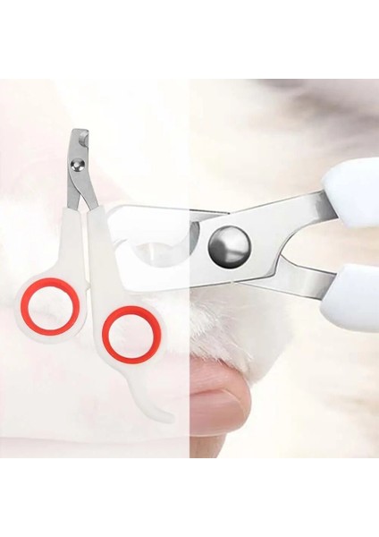 Gül Kırmızı Pet Kediler Köpek Ayak Pençe Makas Makası Paslanmaz Çelik Bakım Tırnak Makası Makas Köpek Tırnak Giyotin Kesim Tırnak Pençe Araçları (Yurt Dışından) fırsatları