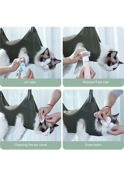 Üst Viraj S Pet Kedi Bakım Hamak Yardımcı Kedi Köpek Hamak Köpekler Güzellik Hamak Kısıtlama Çantası Asılı Çivi Tamir Aksesuarları (Yurt Dışından) modelleri