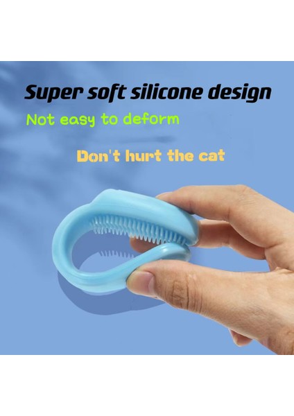 B Taşınabilir Kedi Temizleme Siyah Çene Fırçası, Evcil Kedilerin ve Köpeklerin Gözyaşlarını ve Yağ Kirini Temizlemek Için Silikon Fırçanın Silinmesine Yardımcı Olabilir (Yurt Dışından) fırsatları