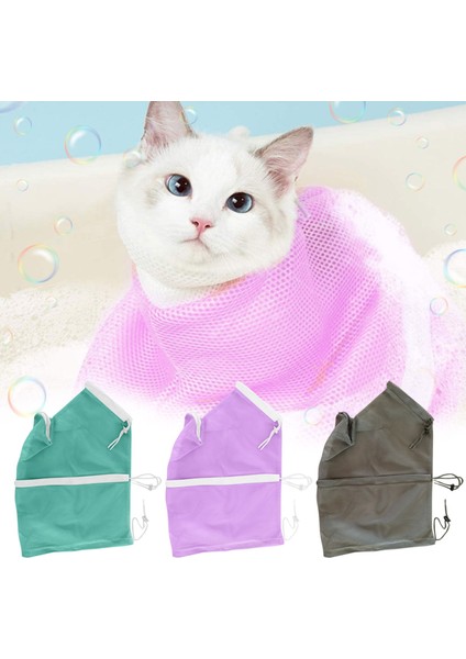 C Taşınabilir Kedi Bakım Kısıtlama Çantası Pet Dayanıklı Banyo Yıkama Duş Net Ayarlanabilir Çok Fonksiyonlu Nefes Anti-Bite (Yurt Dışından) fiyatları