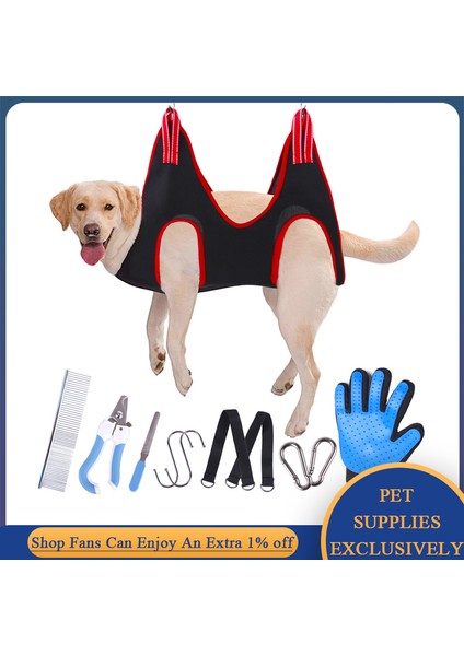 Rd 11 Adet M Pet Bakım Hamak Yardımcı Budama Seti Tarak Tırnak Makası Kısıtlama Çantası Yavru Köpek Kedi Yavrusu Paws Bakım Kırpma Banyo Çantası (Yurt Dışından) fiyatları