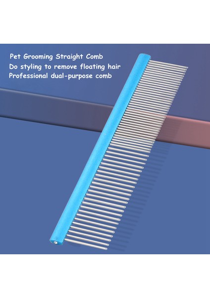 Mor 20CM 20-25 cm Renklendirilmiş Paslanmaz Çelik Pet Taraklar Kedi Köpekler Güzellik Şekillendirici Kuaförlük Yüksek Kaliteli Düz Tarak Epilasyon Iğnesi (Yurt Dışından) indirimleri