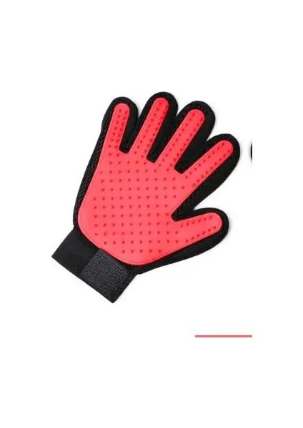 Kırmızı Sol M Pet Kedi Köpek Eldiven Dökülme Fırçası Eldiven Dokunmatik Nazik Kedi Güzellik Ürünleri Sırt Masajı Kürk Yıkama Banyo Tarağı Temizleme Fırçası (Yurt Dışından)