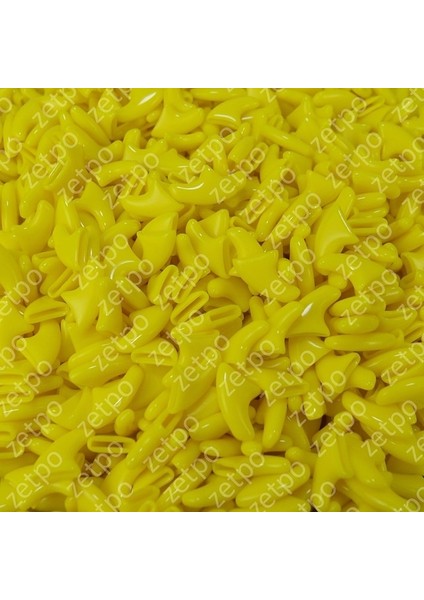 Sarı L 100 Adet Yeni Moda Kedi Tırnak Kapakları Yumuşak Kedi Pençesi Kapaklar Kedi Tırnak Koruyucu Ücretsiz Yapıştırıcı ve Aplikatör ile Boyut Xs S M L (Yurt Dışından)