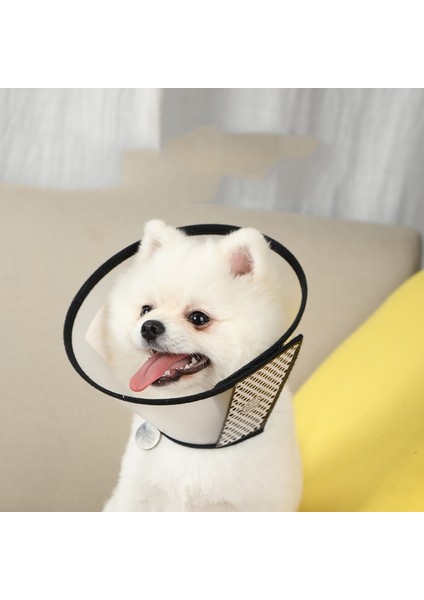 Beyaz 4 Yalamayı Pet Bakım Kapak Aksesuarları Büyük Köpekler Için Postoperatif Yavru Büyük Köpek Utanç Konisi Yaka Mascotas Malzemeleri (Yurt Dışından) fırsatları