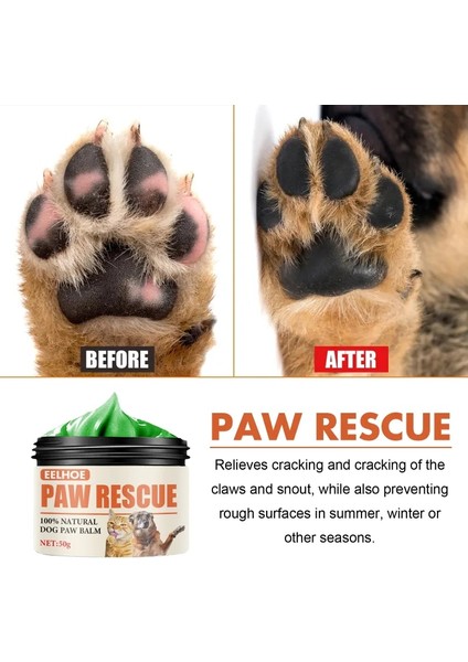 20G Pet Paw Bakım Kedi Pençesi Yumuşak Paws Kremler Yavru Köpek Paw Bakım Kremi Nemlendirici Ön Ayak Ayak Sağlığı Kuru Ve Kırık Ayak Bakımı (Yurt Dışından)
