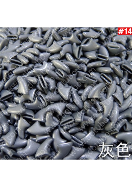 Gri Xs 20 Adet Yumuşak Kedi Tırnak Kapakları / Kedi Tırnak Kapağı / Pençe Pençesi / Ücretsiz Tutkal ve Aplikatör ile Pet Silikon Tırnak Koruyucu / Boyut Xs S M L (Yurt Dışından)