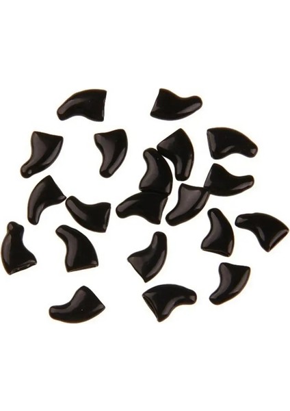 Sarı L 20 Adet Yumuşak Plastik Renkli Kedi Tırnak Kapakları Pençe Pençe Koruyucu Kapak Tutkal ile Profesyonel Pet Tırnak Kapakları Pet Kediler Için (Yurt Dışından) modelleri