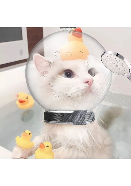 Beyaz Kedi Namlu Anti Bite Nefes Alabilir Bakım ve Bakım Alanı Hood Ağız Maskeleri Isırma Banyosu Bakım Evcil Hayvanlar Kediler Aksesuarları Için Ağızlıklar (Yurt Dışından) modelleri