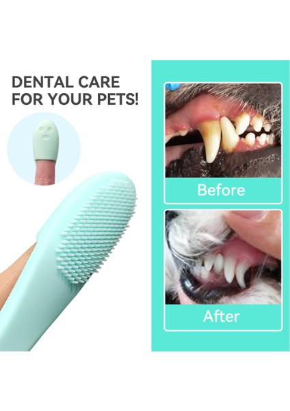 Pembe Köpek Kedi Temizlik Malzemeleri Yumuşak Pet Parmak Fırçası Kediler Fırça Diş Fırçası Gözyaşı Lekeleri Fırça Göz Bakımı Evcil Hayvanlar Temizleme Bakım Araçları (Yurt Dışından)