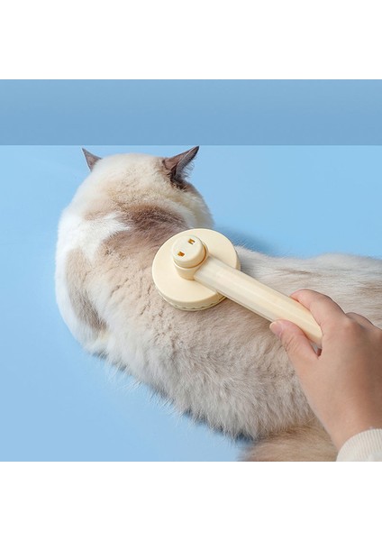Gri Pet Kedi Fırça Köpek Tarak Kendi Kendini Temizleyen Slicker Fırça Kedi Köpek Saç Karışık Pet Saç Masaj Tarak Kediler Aksesuarları Kaldırır (Yurt Dışından) modelleri