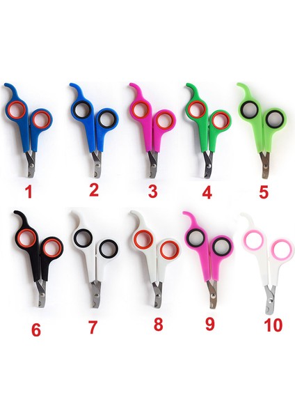 11 Renkli Pet Köpek Kedi Tırnak Makası Profesyonel Kesici Paslanmaz Çelik Bakım Makası Makas Yavru Köpekler Kediler Clipper (Yurt Dışından) modelleri