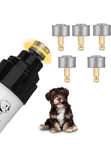 428-LED 5 Adet/3 Adet Köpekler Elektrikli Tırnak Parlatıcı Tekerlek Yedek Taşlama Kafası Pet Tırnak Öğütücü Kafa Giyotin Clipper Pet Paws Bakım (Yurt Dışından)