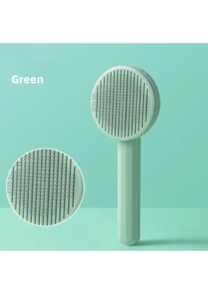 Yeşil 20X7.5 cm Kedi Fırça Pet Bakım Fırçası Kediler Için Tüyleri Kaldırmak Pet Kedi Saç Çıkarıcı Evcil Hayvanlar Epilasyon Tarağı Köpek Yavru Kedi Bakım Aksesuarları (Yurt Dışından)