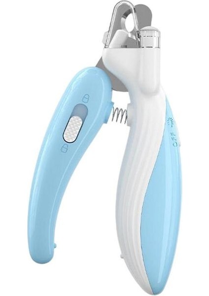 Açık Mavi Köpek Tırnak Makası LED Işıklı Kullanışlı Kedi Tırnak Makası Aşırı Kesmeyi Önlemek Için Kedi Makası Ücretsiz Tırnak Törpüsü Tıraş Bıçağı Bakımı (Yurt Dışından)