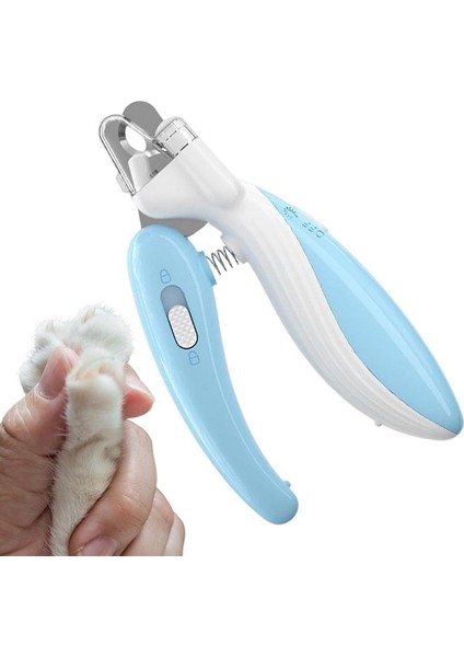 Açık Mavi Köpek Tırnak Makası LED Işıklı Kullanışlı Kedi Tırnak Makası Aşırı Kesmeyi Önlemek Için Kedi Makası Ücretsiz Tırnak Törpüsü Tıraş Bıçağı Bakımı (Yurt Dışından) fiyatları