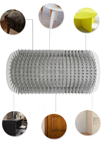 Pembe Eldiven Pet Malzemeleri Kişisel Bakım Duvar Fırçası Köşe Kedi Masajı Kendini Bakımlı Tarak Fırça Catnip ile Kedi Ovmak Gıdıklama Tarak (Yurt Dışından) modelleri