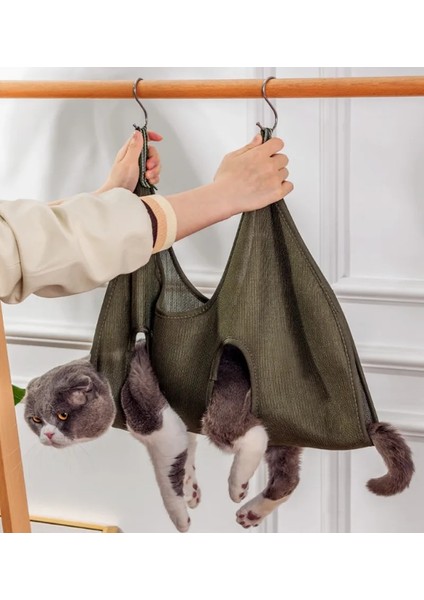 Mavi 20-30 kg Pet Banyo Bakım Kısıtlama Çantası Asılı Hamak Köpek Kedi Hamak Pet Bakım Tırnak Kesme Anti Scratch Bite Sabit Çanta (Yurt Dışından) fırsatları